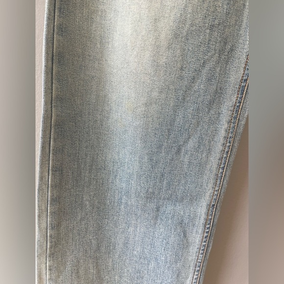 [32/30] Burberry Black Label Men’s Light Wash Straight Leg Designer Denim Jeans - Picture 11 of 15